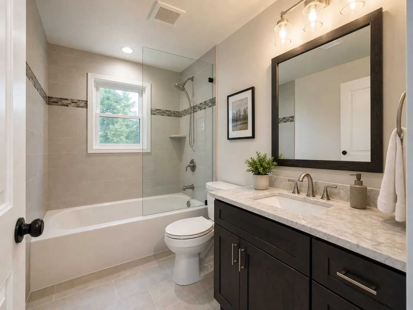 Finished remodeling by Weber Construction