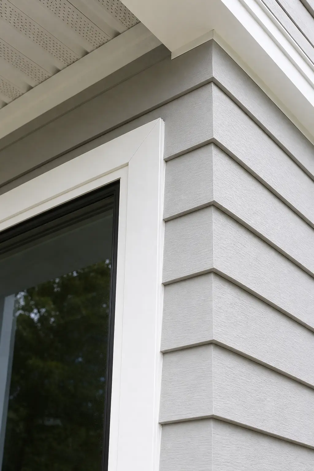 Finished siding by Weber Construction