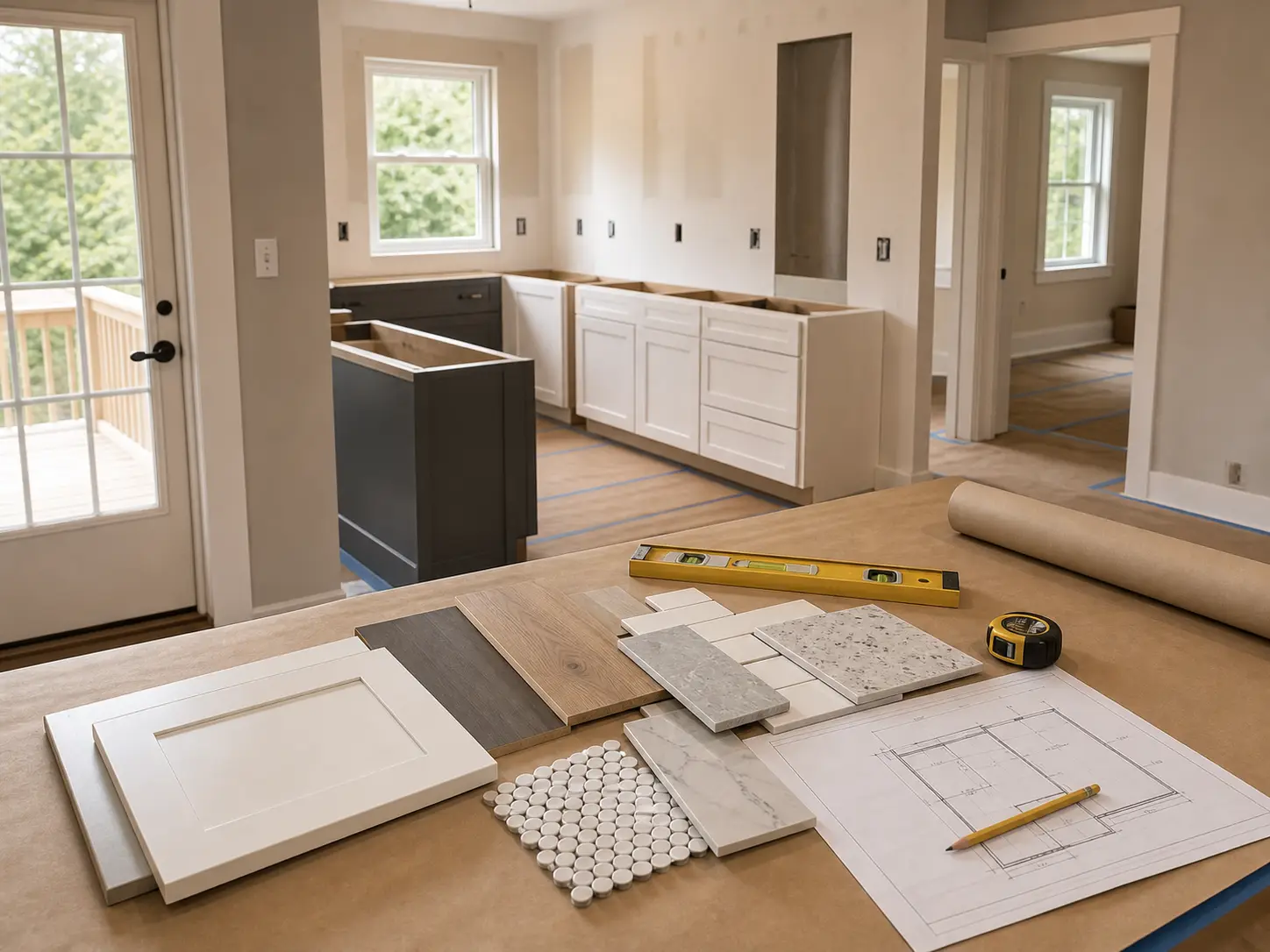 Remodeling — Weber Construction crew at work
